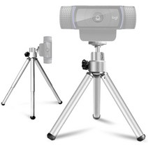 웹캠용 경량 미니 삼각대 NexiGo 업그레이드된 확장형 삼각대 스탠드 Logitech Webcam C920 C922 C930e C920e C920x Brio와, 단일옵션