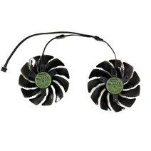 T129215SU 88mm GPU 쿨러 그래픽 카드 팬 REDEON AORUS RX580/570 기가 바이트 GV-RX570AORUS 교체 용, 한개옵션0