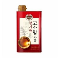 백설 고소함가득 참기름, 430ml, 4개