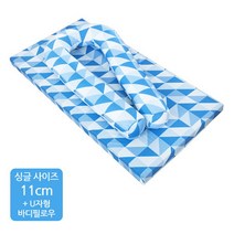 [스칸디나] 11cm 에어볼륨 매트리스 싱글 세트, 상세 설명 참조