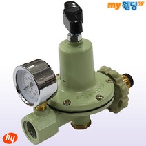 화영상사 LPG 가스 레귤레이터 압력조정기 HYRM-10 중압 조절기 10Kg (상업용 공업용)