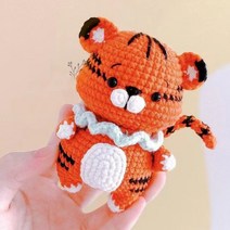 DIY 코바늘 태교 12간지 열두동물 인형뜨기 애착인형 뜨개질 집콕 취미 만들기, C