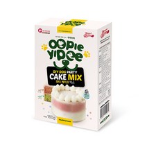 우피이피 강아지 브레드가든 파티 케이크 믹스 수제간식, 과일/야채, 160g, 1개