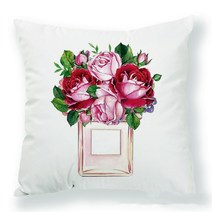 코스트코 쿠션 꽈배기 범퍼 침대 틈새 막이 쇼파브랜드 새로운 향수 병 시리즈 꽃 83, 45x45cm 베개 커버, mr085-9