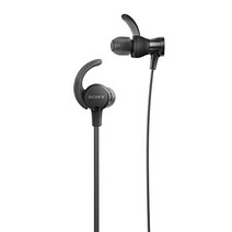 소니 이어폰 중저음 모델 MDR-XB510AS : 방수 / 스포츠 용 리모컨 마이크와 블랙 B, 항공편(발송 후 약 14 일 도착)