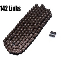 스페어 마스터 링크가 있는 25H 체인 47cc 49cc 2 스트로크 엔진 ATV 쿼드 고 카트 먼지 포켓 미니 모터 자, 02 25H 142L