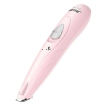 강아지 고양이 발바닥 바리깡 트리머, 미끄럼 방지 및 화상 방지_핑크