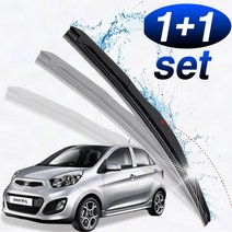 위wigna_올뉴모닝17이전 와이퍼 550mm400mm 세트 차량유리 고급 자동차 앞유리 교체 스포일러 용품 하이브리드 간편 교체용♥gnaw