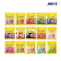 아모스 탱탱 아이클레이 미술놀이 50g 지퍼백, 검정