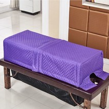온열 찜질기 돔 쑥뜸 동굴 건식 사우나 커버, 160x65x36 보라색
