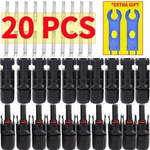 악어클립 태양광 커넥터 및 케이블용 쌍 키트 00 개 패널 ², 3.20PCS10pairs