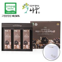 국내산 벌꿀 함유 [건강이열리는나무] 첨가물 없는 의성 유기농 흑마늘스틱 (10g X 30포) 1박스, 30포