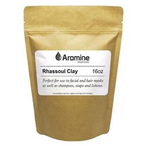 클렌주스 디톡스 몸속독소 제거 배출 라소울 클레이 파우더 16oz Moroccan Ghassoul Clay, 단일수량, 단일개당 용량/중량/정