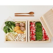 편백나무 찜기 2-3단 풀세트, 2단 기본형