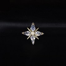 정장 작은 칼라 바늘 드레스 corsage 남성과 여성 패션 도금 셔츠 핀 리얼 골드 브로치 스타 라이트 액세서리
