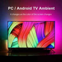 diyambient tv pc dream screen usb led 스트립 hdtv 컴퓨터 모니터 백라이트 주소 지정 가능 ws2812b led 스트립 12345m full set, 미터당 60개의 LED, 4m 키트, 우리 플러그