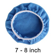 높은 품질 3 크기 폴리 셔 기계에 대 한 연마 패드 왁 싱 버핑 자동차 페인트 케어 셔, 04 blue 7-8 INCH
