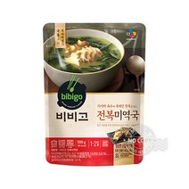 비비고 전복미역국 500g, 3개
