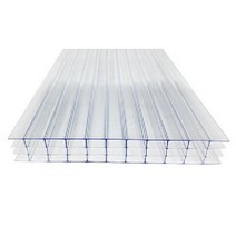 복층 지붕재 폴리카보네이트 온실 농막 하우스 패널, 투명 10MM 4층 크기(2.1mx6m)