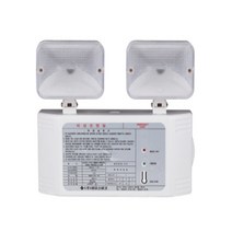 리더스테크 LED 비상조명등 2구 1W LTEM-3100B 소방라이트 화재 비상조명