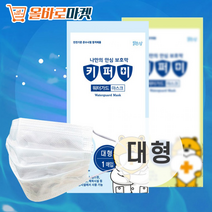 워터파크 수영장 물놀이 전용 방수 마스크(대형), 대형 1개입
