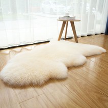 뉴질랜드 천연 양모 장모 양털 러그 거실 카페트 원룸 디자인 인테리어, A