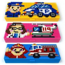 6000 긴급출동블럭 필통 케이스 DIY 펜슬케이스, 땡큐! 본상품선택