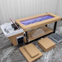 샴푸침대 마사지 베드 미용실 침대 피부관리실 스툴, A, S