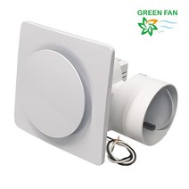 시로코팬 그린팬KV100D 욕실용 시로코팬 댐퍼 환풍기 소형-397EA, 본상품선택, 본상품선택