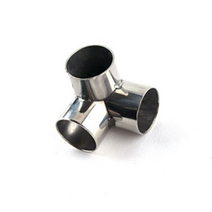 파이프 조인트 연결 부속 3방향 확관엘보 클립 고정 커넥터 소켓, 1개