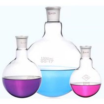 규소 붕소 화학 반응 실험실 내열 산성 증류 유리 병, 1000ml  24포트, 1개
