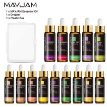 순수 로즈마리 제라늄 에센셜 오일 디퓨저 티 트리 클로브 레몬그라스 시트로넬라 카모마일 시다우드 시나, 01 10ml_22 Ylang Ylang