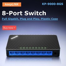 무선 랜카드 8포트 풀 기가비트 플라스틱 관리되지 않는 네트워크 이더넷 스위치, 01 UK Plug, 01 UK Plug