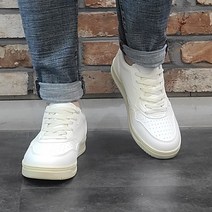 브로맨즈 캐주얼 화이트 남자 정장 운동화 남자 단화 남자 스니커즈