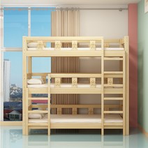 3층침대 기숙사 삼단침대 책상 철제3층침대, 162X폭65X높이190꼬리사다리