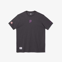 뉴에라 [뉴에라][공용]MLB 어드레스 피츠 버그 티셔츠 다크 그레이 (13546496)