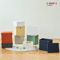 한샘(생활) [한샘] 샘 폴리 수납정리 바스켓(중4/대3) 택1, 중4p(베이지)