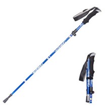 스키폴대 탄소 섬유 접이식 알파인 스키 지팡이 기둥, [05] Blue