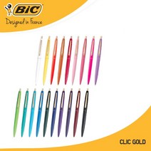 BIC 클릭골드 체리 핑크, 색상