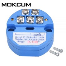 온도계측기 자기온도계 RTD PT100 온도 트랜스미터 센서 모듈 열 저항 4-20mA -50-100 150 0-50 200 300 40, 09 0-400 Celsuis