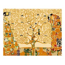 DIY 명화그리기 유화 페인팅 클림트 행운의나무 40X50 diy명화그리기 명화그리기세트 그림그리기 아이러브페인팅 수채화그림, 단품, 단품
