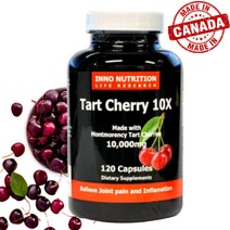 고함량 10000mg 타트체리 10배 농축 120정 몽모랑시 캐나다 직구, 1병, 120캡슐(2개월)