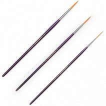 화홍 세필붓 333R 3본 1 2 3호 세필붓 화방용세밀붓 글씨붓 화방, 단품