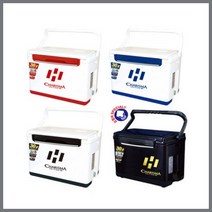 [해동조구] 카리스마 아이스박스 30L 낚시 레저용 쿨러 (HB-239), 화이트블랙