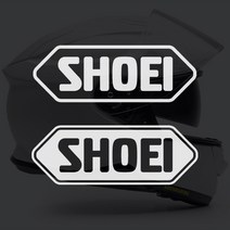 SHOEI 쇼에이 로고스티커, A타입, 150x50mm, 노랑