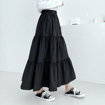 캐쥬얼 미니스커트 20대 빅사이즈 플레어 데님 여성
