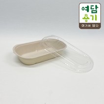 펄프도시락(850A)/BH-01 투명뚜껑세트