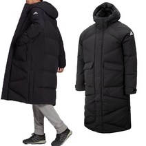 아디다스(ADIDAS) 빅 배플 다운코트 블랙(GT6536) 롱패딩 벤치코트 점퍼
