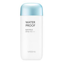 미샤 올 어라운드 세이프 블록 워터프루프 선 밀크 SPF50+ PA++++, 70ml, 4개