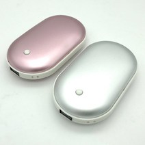 [잔여수량 창고 대방출] 충전식 손난로 보조배터리 USB, 1.실버